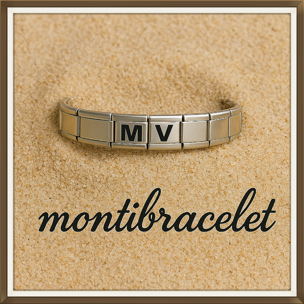 ✨ Bracelet avec 2 lettres initiales ✨