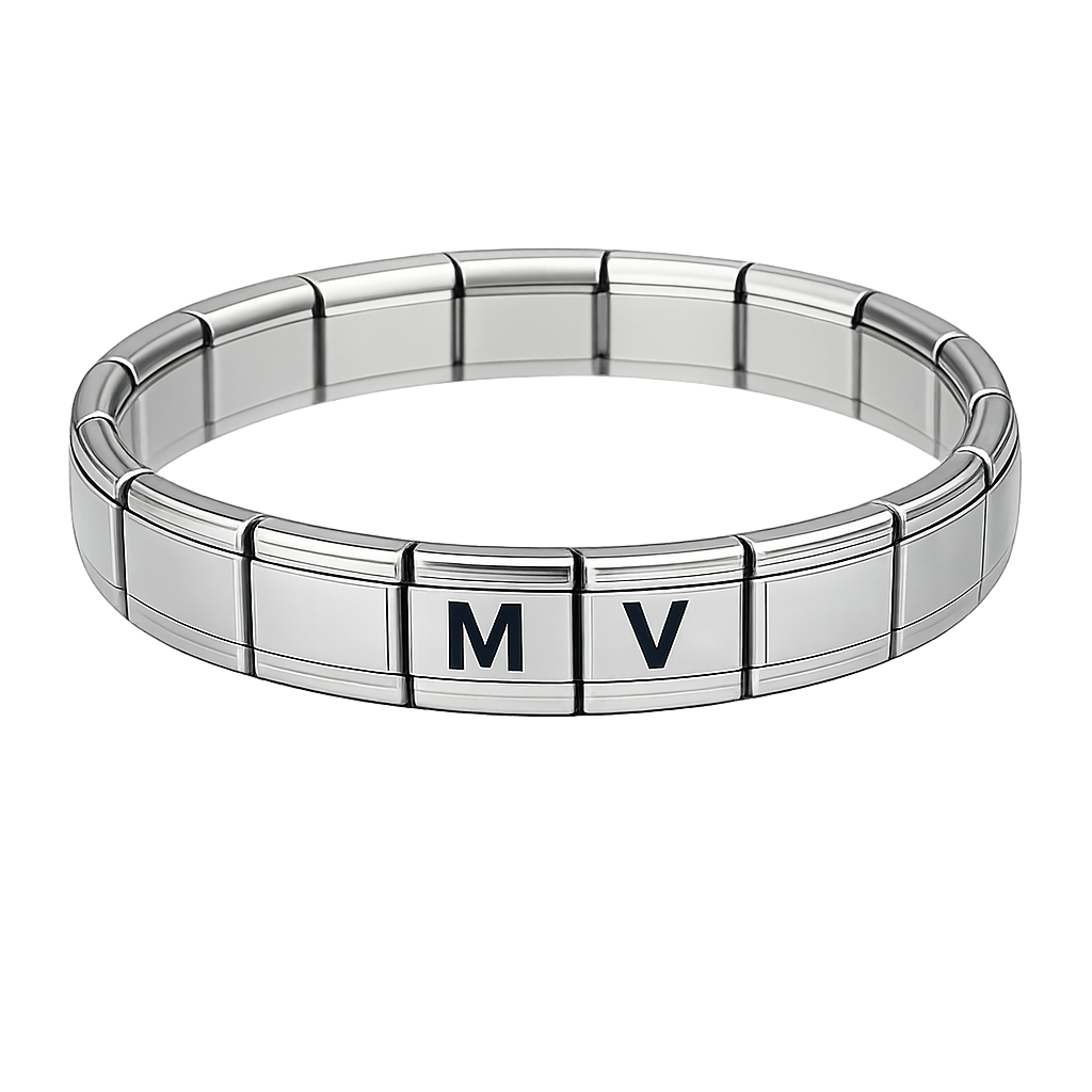 ✨ Bracelet avec 2 lettres initiales ✨
