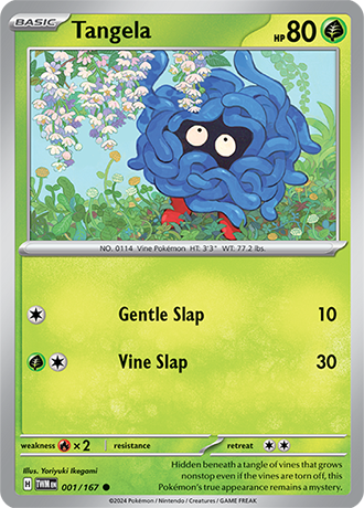 Tangela 001/167 reverse holo Twilight Masquerade
