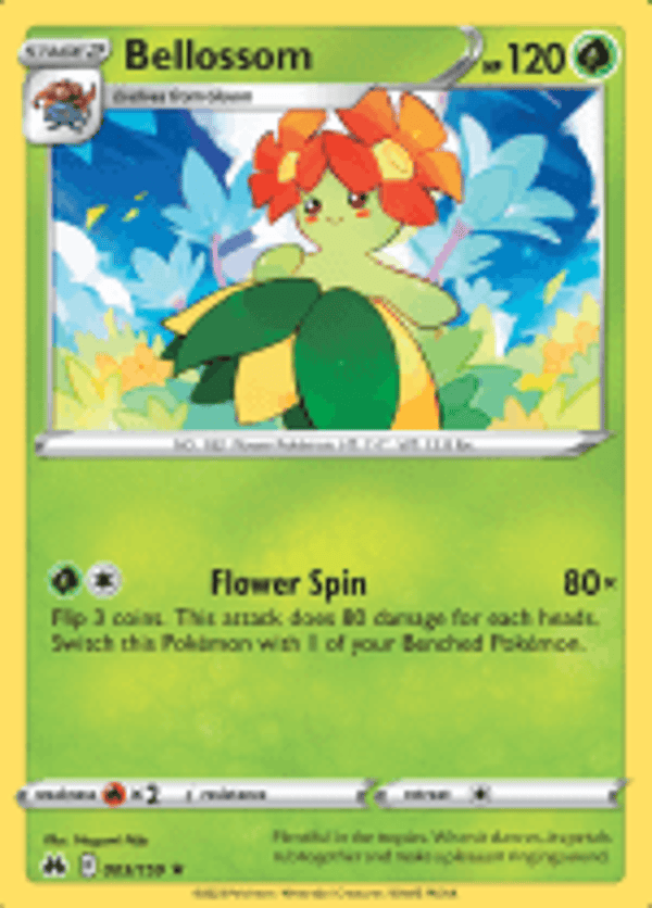 Bellossom 003/159 Reverse Holo Crown Zenith