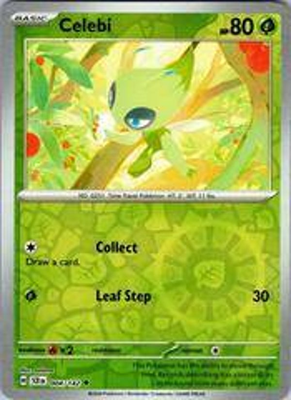 Celebi 004/142 reverse holo Stellar Crown