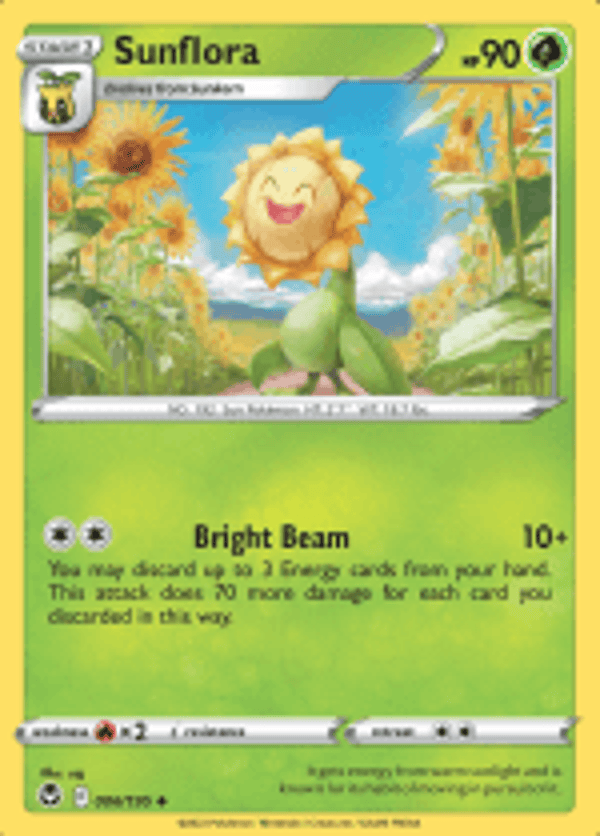 Sunflora 006/195 Reverse Holo Silver Tempest