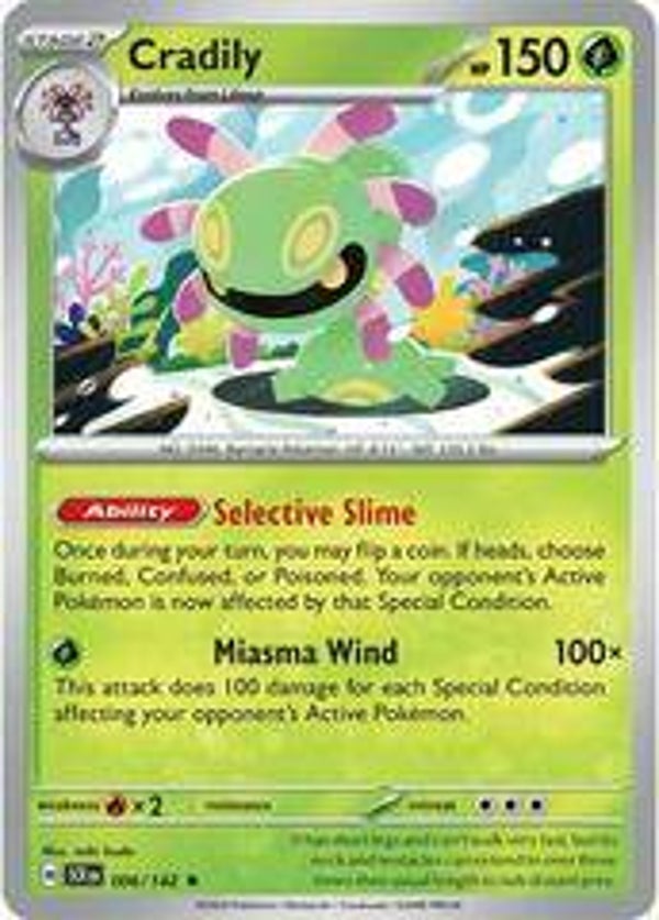 Cradily 006/142 holo Stellar Crown