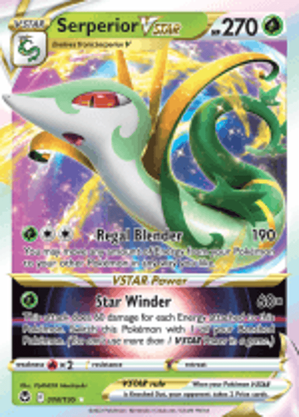 Serperior VSTAR  008/195 Silver Tempest
