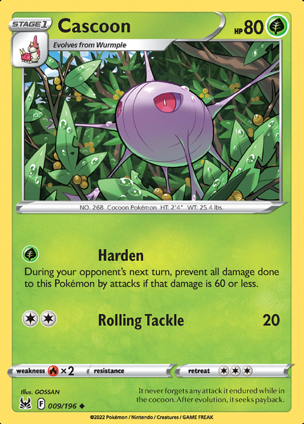 Cascoon 009/196 Lost Origin