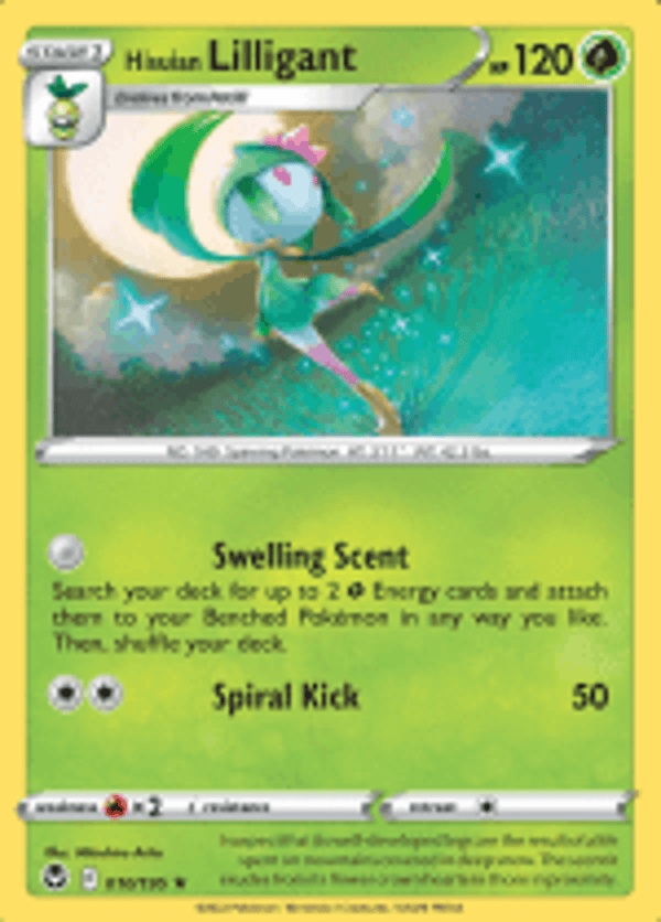 Hisuian Lilligant 010/195 Reverse Holo Silver Tempest