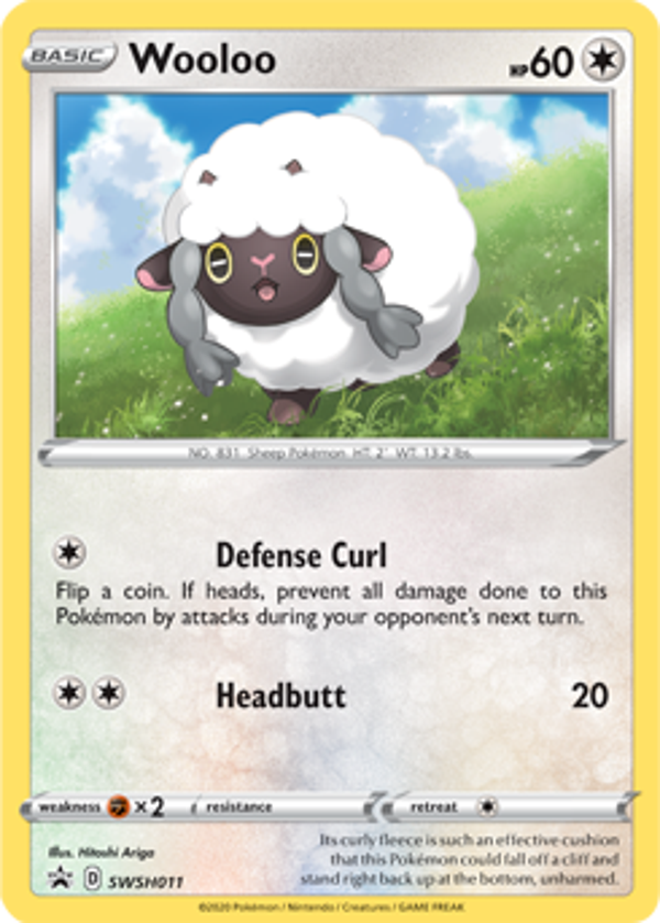 Wooloo swsh-011 Sword&Shield Promos