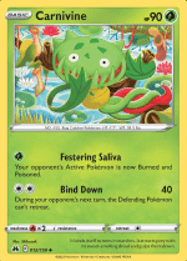Carnivine 012/159 Reverse Holo Crown Zenith