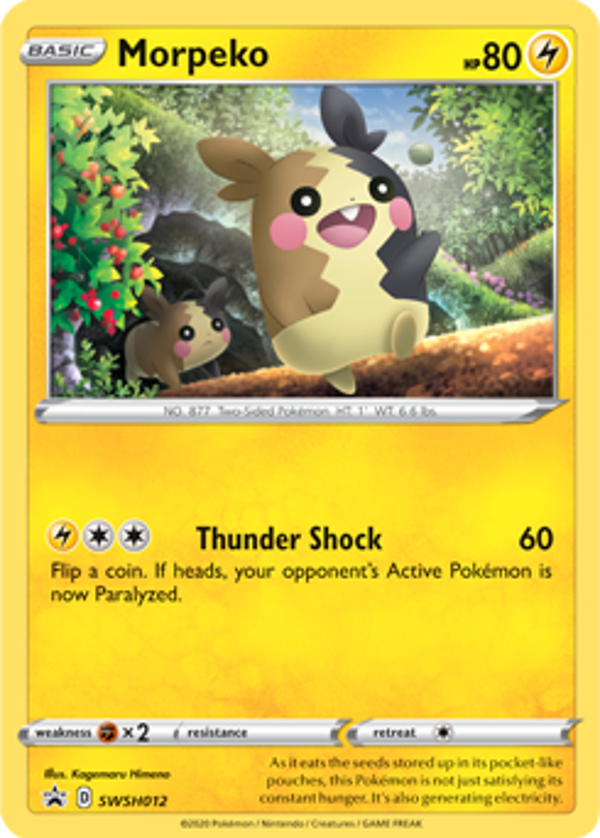 Morpeko swsh-012 Sword&Shield Promos