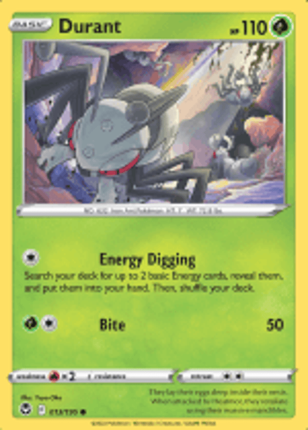 Durant 013/195 Reverse Holo Silver Tempest