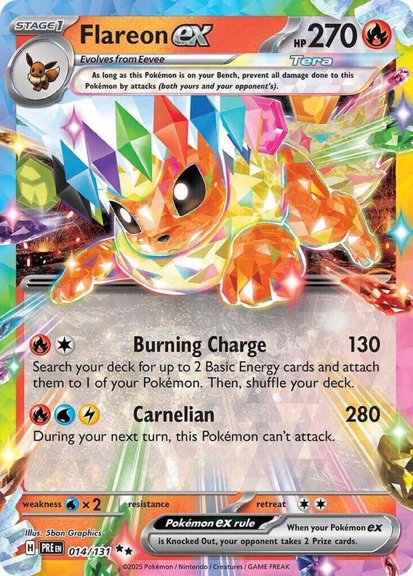 Flareon EX 014/131 Prismatic Evolutions