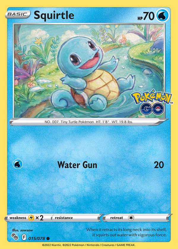 Squirtle 015/078 Pokémon Go