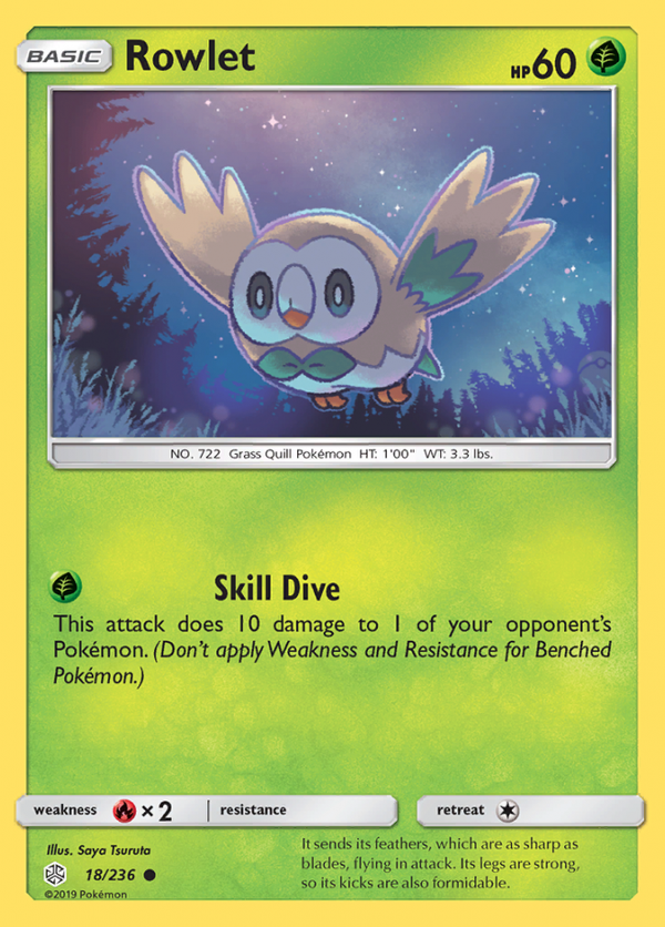 Rowlet 018/236 Cosmic Eclipse