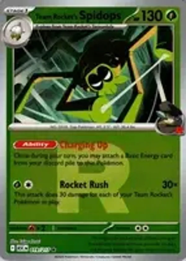 Team Rocket's Spidops 019/217 Reverse Holo Rocket Ascended Heroes