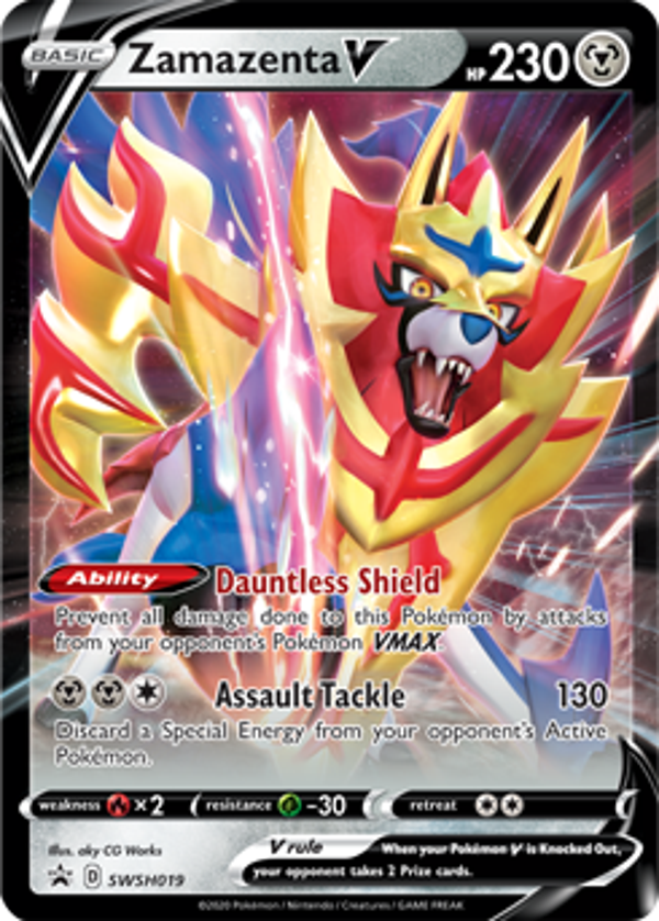Zamazenta V swsh-019 Sword&Shield Promos