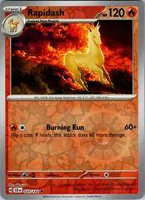 Rapidash 020/142 reverse holo Stellar Crown