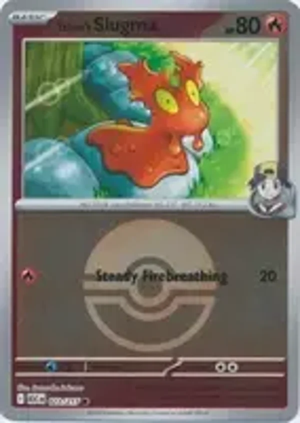 Ethan's Slugma 023/217 Reverse Holo Poke Ball Ascended Heroes