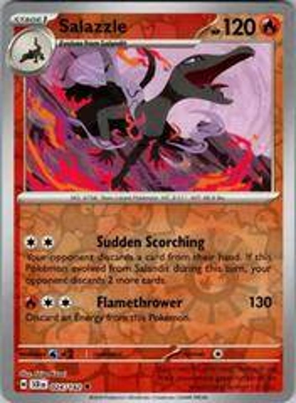 Salazzle 024/142 reverse holo Stellar Crown