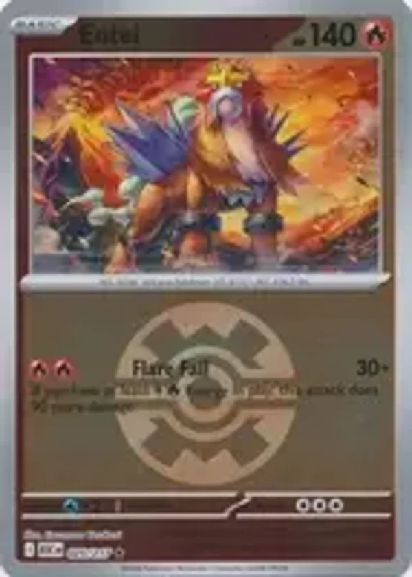 Entei 025/217 Reverse Holo Quick Ball Ascended Heroes
