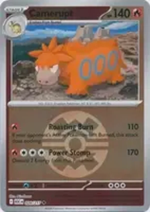 Camerupt 028/217 Reverse Holo Quick Ball Ascended Heroes