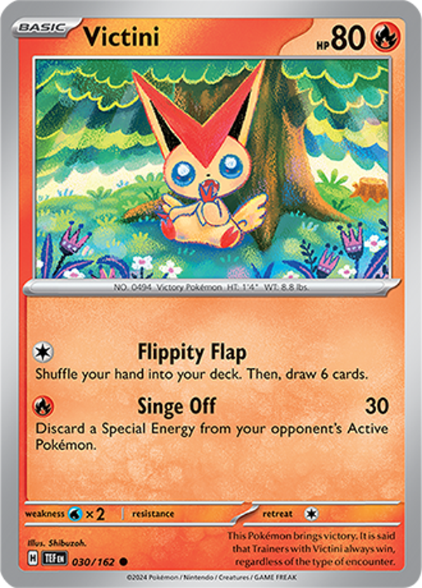 Victini 030/162 reverse holo Temporal forces