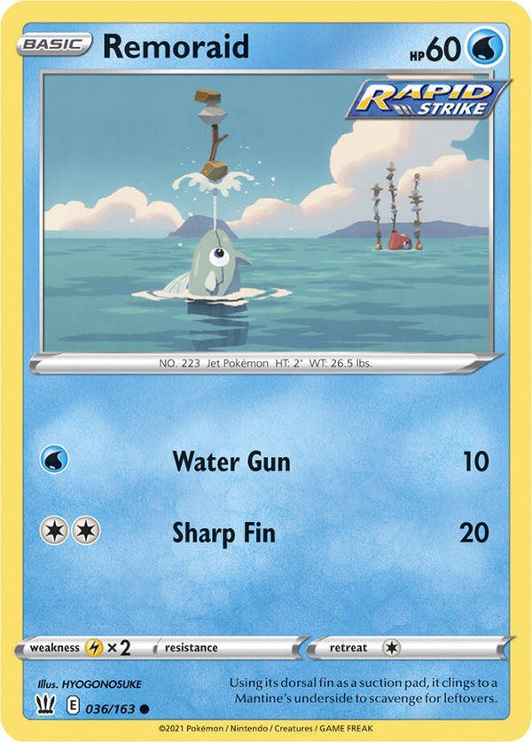 Remoraid 036/163 Battle Styles