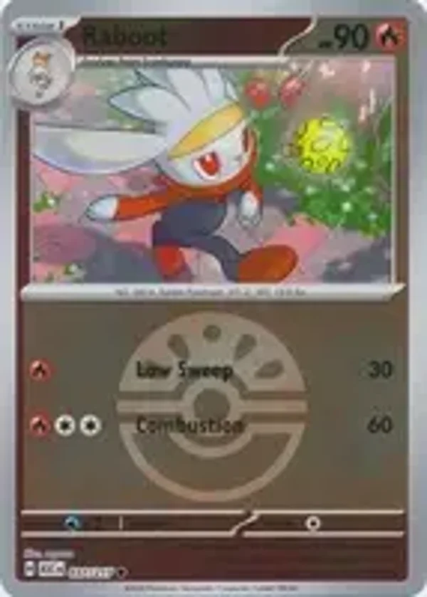 Raboot 037/217 Reverse Holo Friend Ball Ascended Heroes