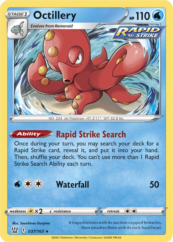Octillery 037/163 holo Battle Styles