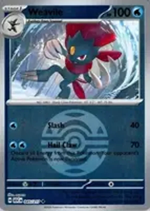 Weavile 045/217 Reverse Holo Dusk Ball Ascended Heroes