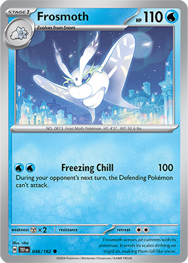 Frosmoth 046/162 reverse holo Temporal forces