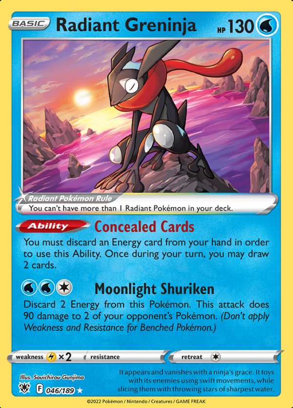 Radiant Greninja 046/189 Astral Radiance