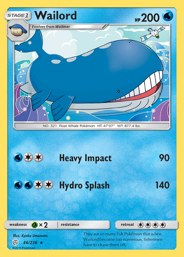 Wailord 046/236 Cosmic Eclipse
