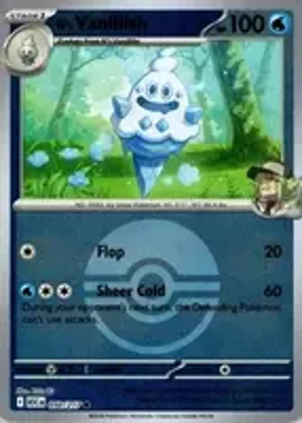 N's Vanillish 050/217 Reverse Holo Poke Ball Ascended Heroes