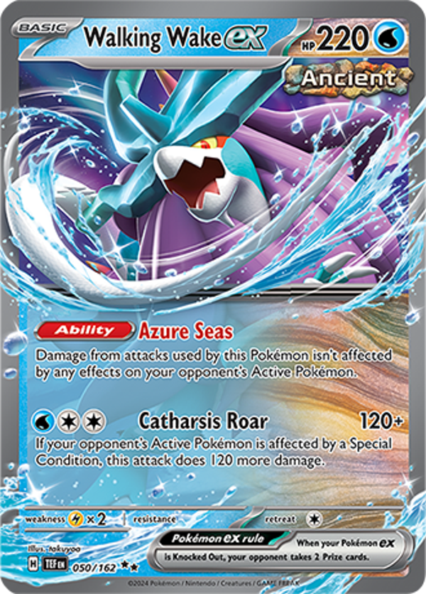 Walking wake ex 050/162 Temporal forces