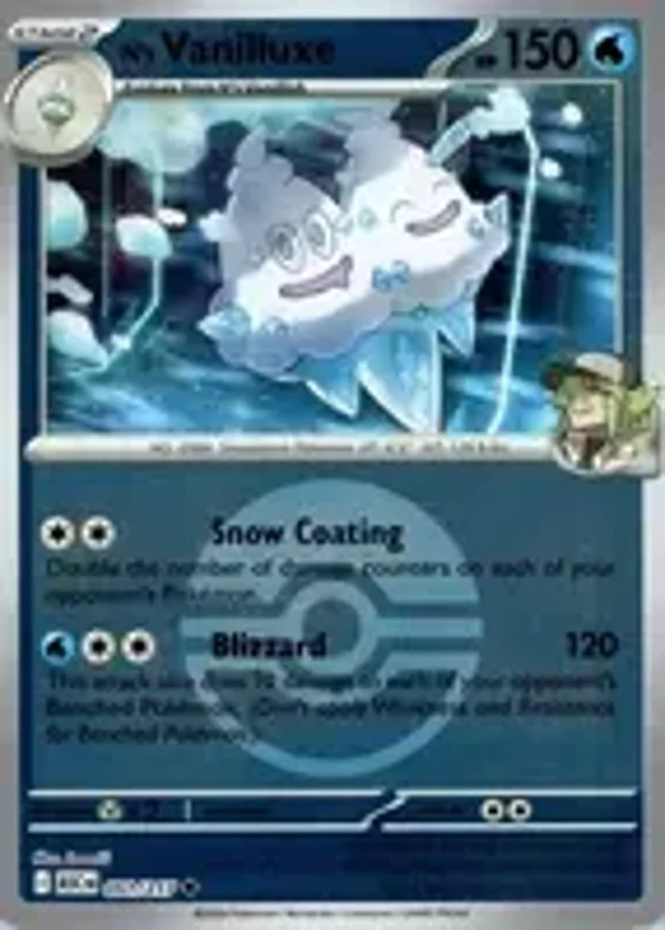 N's Vanilluxe 051/217 Reverse Holo Poke Ball Ascended Heroes