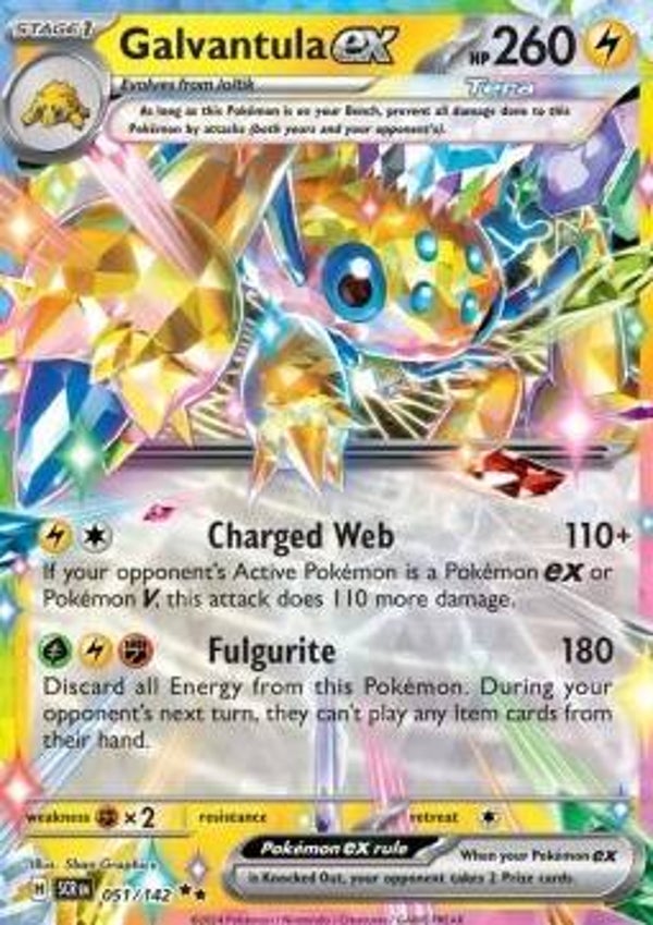 Galvantula EX 051/142 Stellar Crown