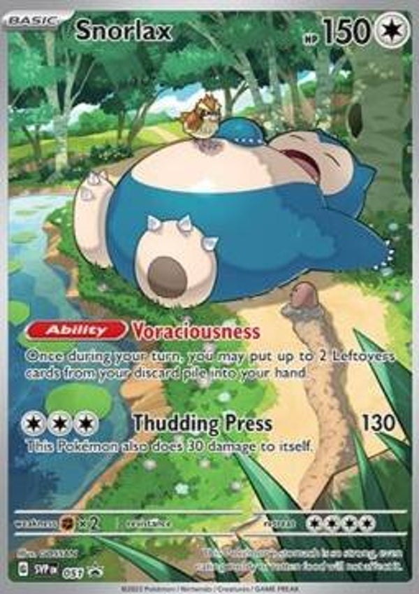 Snorlax svp 051 Black Star Promo,s