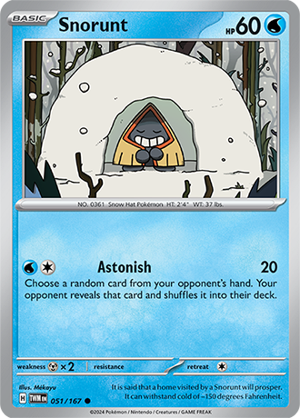 snorunt 051/167 reverse holo Twilight Masquerade