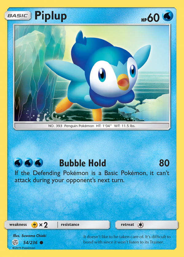 Piplup 054/236 Cosmic Eclipse
