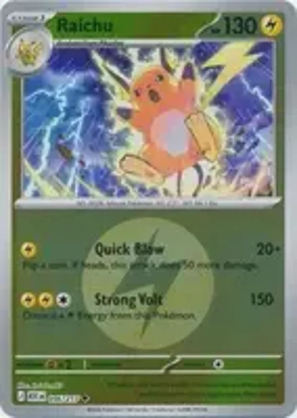 Raichu 056/217 Reverse Holo Energy Ascended Heroes