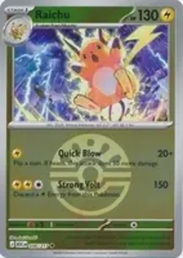 Raichu 056/217 Reverse Holo Friend Ball Ascended Heroes