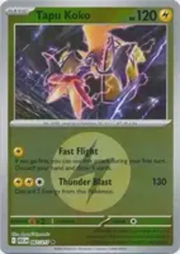 Tapu Koko 067/217 Reverse Holo Energy Ascended Heroes