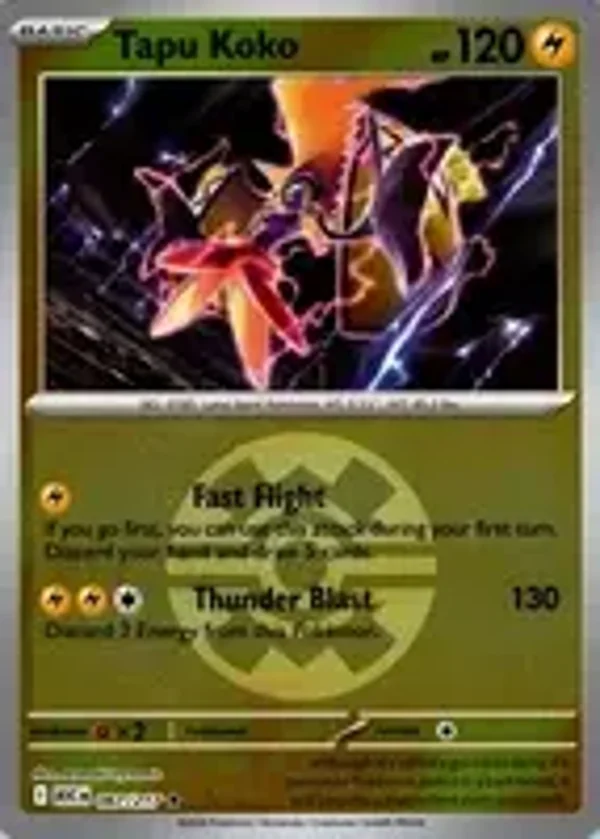 Tapu Koko 067/217 Reverse Holo Quick Ball Ascended Heroes
