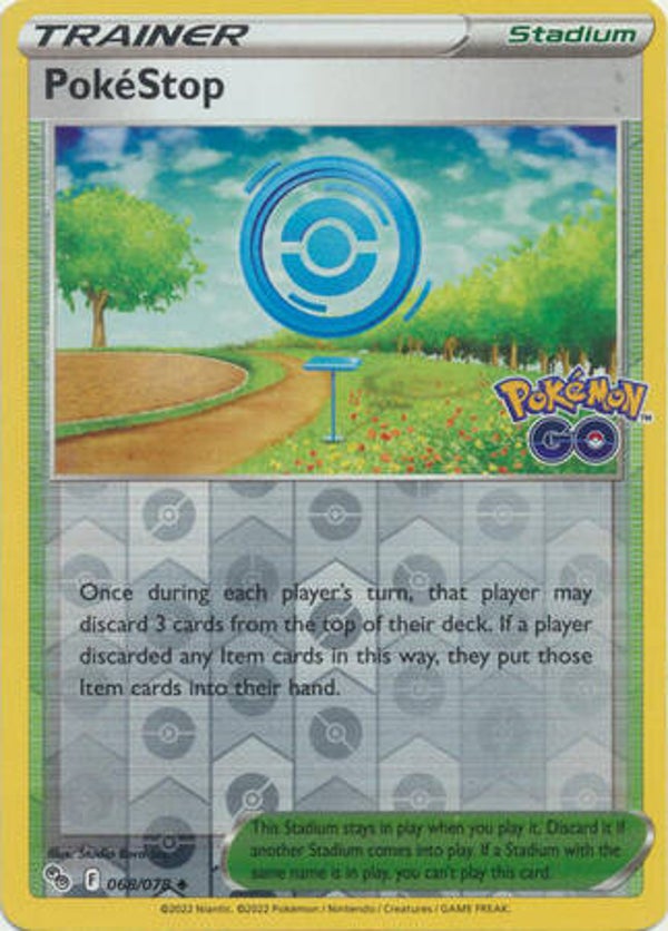 Pokéstop 068/078 Reverse Holo Pokémon Go