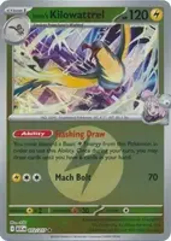 Iono's Kilowattrel 072/217 Reverse Holo Energy Ascended Heroes
