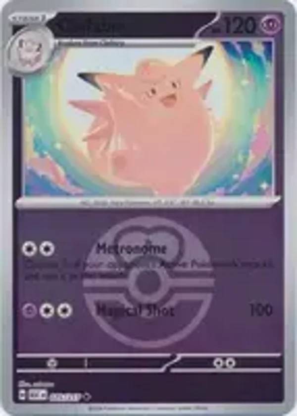 Clefable 075/217 Reverse Holo Love Ball Ascended Heroes