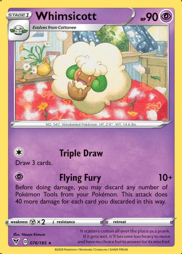 Whimsicott 076/185 Vivid Voltage