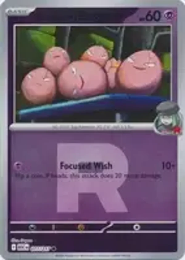 Team Rocket's Exeggcute 077/217 Reverse Holo Rocket Ascended Heroes