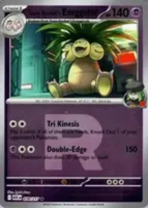 Team Rocket's Exeggutor 078/217 Reverse Holo Rocket Ascended Heroes
