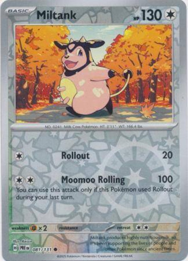 Miltank 081/131 reverse holo Prismatic Evolutions